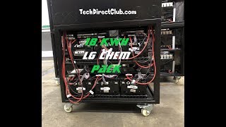 LG Chem Battery pack 64v 3 kwh 45 ah [upl. by Keil]