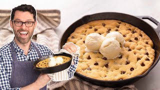 Easy Skillet Cookie Recipe [upl. by Blayze804]