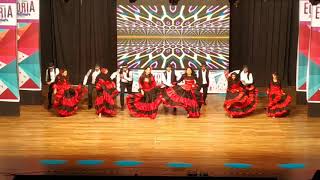 Maria pitache amp Ya ya mayaya Goan Portugese fan dance Choreography Technip Annual Day stage perform [upl. by Mcneil]