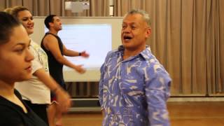 Tuaine Robati teaching at the Pacific Dance Artist in Residence programme 2014 [upl. by Leese248]