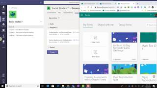 Creating a Formative or Summative Assessment with MS Forms in Teams [upl. by Hareehahs539]