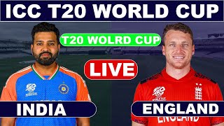 Live IND Vs ENG ICC T20 World Cup 2024 Guyana  Live Score amp Commentary  weather Update [upl. by Reider]