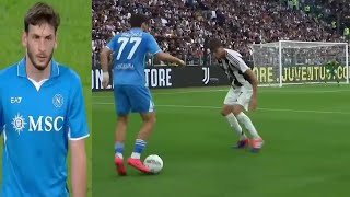 Khvicha Kvaratskhelia VS Juventus 21092024 [upl. by Ahtael]