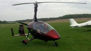 First flying lesson in a Calidus Gyrocopter at Popham Airfield [upl. by Ynohtnaleahcim]