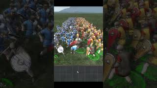 Medieval II Total War 1vs1 Spear Militia vs Town Militia [upl. by Dee Dee]