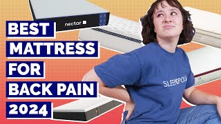 Best Mattress For Back Pain 2024  Our Top 8 Picks [upl. by Benedic565]