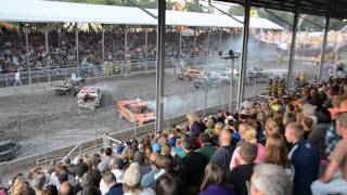 Delaware County Fair  Demolition Derby Part I 2013 [upl. by Ernesta]