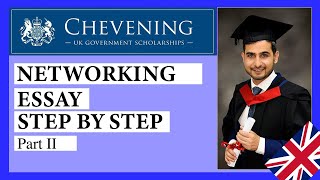 How to write Chevening Essay Networking PART 2 [upl. by Charles661]