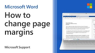 How to change page margins in Word  Microsoft [upl. by Nurse]