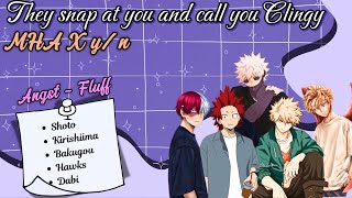 Mha x yn texting stories They snap at you and call you clingy but end up regretting their actions [upl. by Limaa]