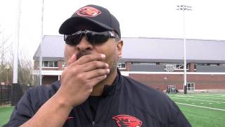 Beavers DC Kalani Sitake on improvement in spring practice [upl. by Willis429]