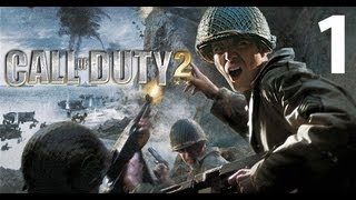 Lets Play Call of Duty 2 GermanDeutsch  Part 1 [upl. by Ibson]