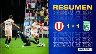 Resumen Universitario vs Atlético Nacional 11 [upl. by Jola]