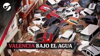 VALENCIA BAJO EL AGUA Qué es la DANA  Imágenes dramáticas del fenómeno que inundó España [upl. by Boyden377]