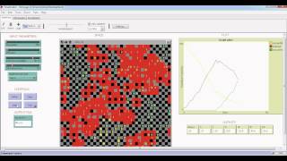 AgentBased SIR Model in NetLogo [upl. by Anoed723]