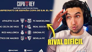 REACCIONANDO al SORTEO de CUARTOS de la COPA del REY ATHLETIC CLUB vs BARÇA [upl. by Agiaf]