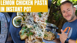 How to make an amazing creamy lemon chicken pasta in the Instant Pot or pressure cooker shorts [upl. by Anirbus680]