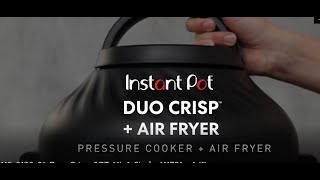 Introducing the Instant Pot Duo Crisp 8 Quart Programmable Pressure Cooker amp Air Fryer [upl. by Thomey]