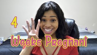 4 Weeks Pregnant First Pregnancy [upl. by Rattan]