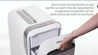 Destructora de papel LX221 de Fellowes [upl. by Rothwell]