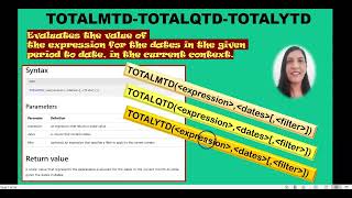 DAX  How to use MTD QTD amp YTD Functions in POWER BI [upl. by Oakes]