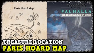 Paris Hoard Map Treasure Location in AC Valhalla The Siege of Paris [upl. by Pardew]