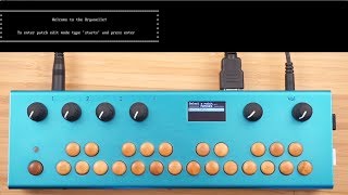 Organelle Pd Patching Tutorial Part 1 Basic Patch [upl. by Hesketh]