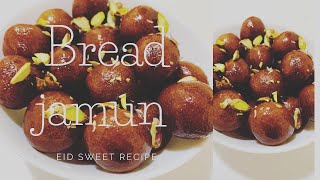 Bread jamungulab jamun recipe bread crumpsmilk powdersugar syrup [upl. by Hamimej]