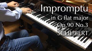 Schubert  Impromptu in G flat major Op 90 No 3  pianomaedful [upl. by Notlih]