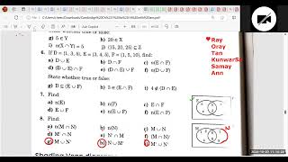 Grade 910 IGCSE Cambridge Extended Mathematics Ch11 Class36 Sets amp Function 20th Oct [upl. by Cinomod]