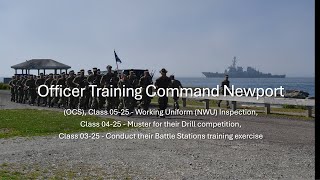 Officer Training Command Newport OCS Photos Nov 6 2024 4K [upl. by Barcellona]