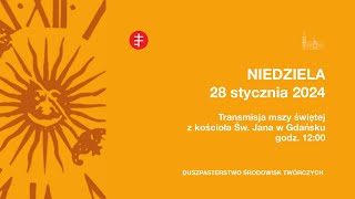 Transmisja LIVE mszy świętej z kościoła św Jana w Gdańsku [upl. by Qifar]