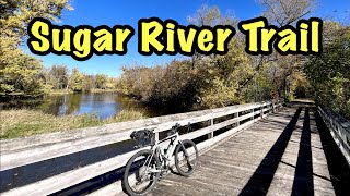 Sugar River State Trail  New Glarus to Brodhead  Gravel Biking WI [upl. by Nerrat]