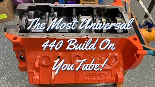 Dyno 440 Engine Build Part 1 Introduction and Crankshaft Installed mopar engine bigblock 440 [upl. by Konstantin]