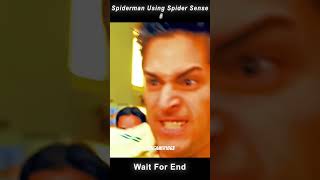 Spider Man Using Spider sence 🤫🗿 shorts [upl. by Lindly]