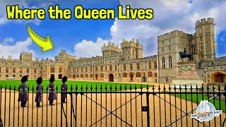 Windsor Castle England  A Walking Tour Inside Queen Elizabeths Castle [upl. by Lilas]