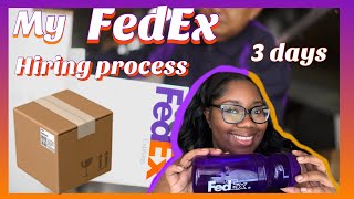 My FedEx hiring process  FedEx package Handler 📦 [upl. by Anairb948]