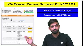 NTA Released Common Scorecard of NEET 2024  NEET 2024 Latest Update  NTA Latest update NEET 2024 [upl. by Seni]