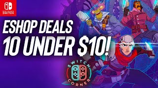 HUGE Nintendo ESHOP Sale Live Now 10 Under 10 Nintendo Switch Deals [upl. by Amlez]