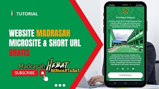 Tutorial cara membuat Website Microsite  biolink dan short url Gratis Kelompok Kerja Madrasah KKM [upl. by Mccreary]