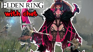 ELDEN RING BUT MY CHAT IS CARRYING ME  vtuber anime eldenring fromsoftware community [upl. by Aleusnoc]