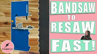 Set up your bandsaw for Resawing fast [upl. by Agnesse]