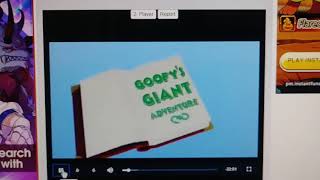 Goofys Giant Adventure Title Card [upl. by Nywled]