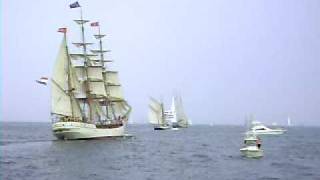 Tall Ships 2009 Charleston EUROPA TECIA and CAPTAIN MIRANDA 2009jun29 [upl. by Cocks]