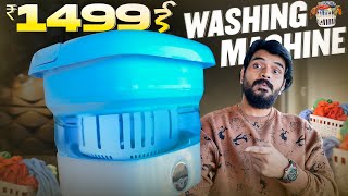 I Tested This Portable Washing Machine 🤯  In Telugu [upl. by Yasmar643]