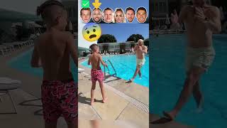 De Jong VS Neymar VS Haaland VS Lehmann VS Messi VS Ronaldo Fantastic Water Pool Moments😱 [upl. by Teeniv]