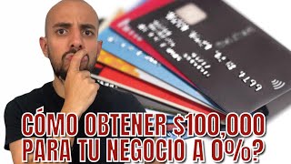 CÓMO OBTENER 100000 PARA TU NEGOCIO EN CRÉDITO COMERCIAL REQUISITOS MÍNIMOS PARA PRÉSTAMOS A 0 [upl. by Cyril]