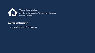 In IPSymcon eine Variable erstellen [upl. by Dyun]