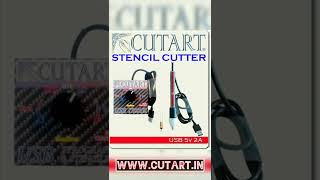 Cutart USB Stencil Cutter cutting Sunboard with precision and finesse also cut plastic and foam [upl. by Ailimat]