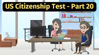 US Citizenship Test Part 20  Practice English Conversation [upl. by Asined693]